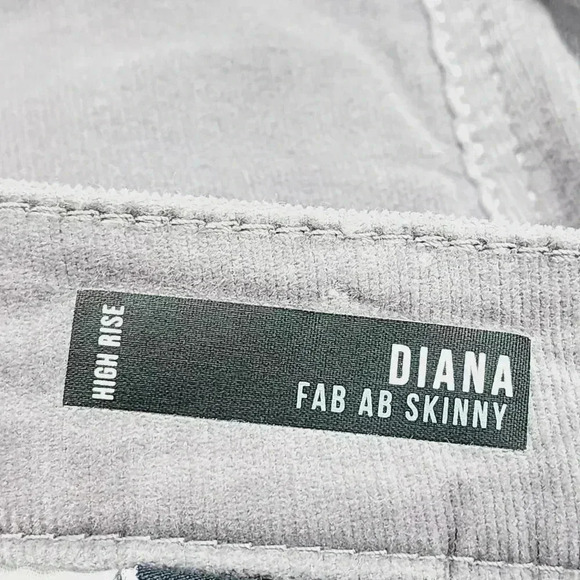 Kut from the Kloth Diana Fab Ab Skinny Corduroy Lavender Pants Women's 8 - Picture 6 of 8